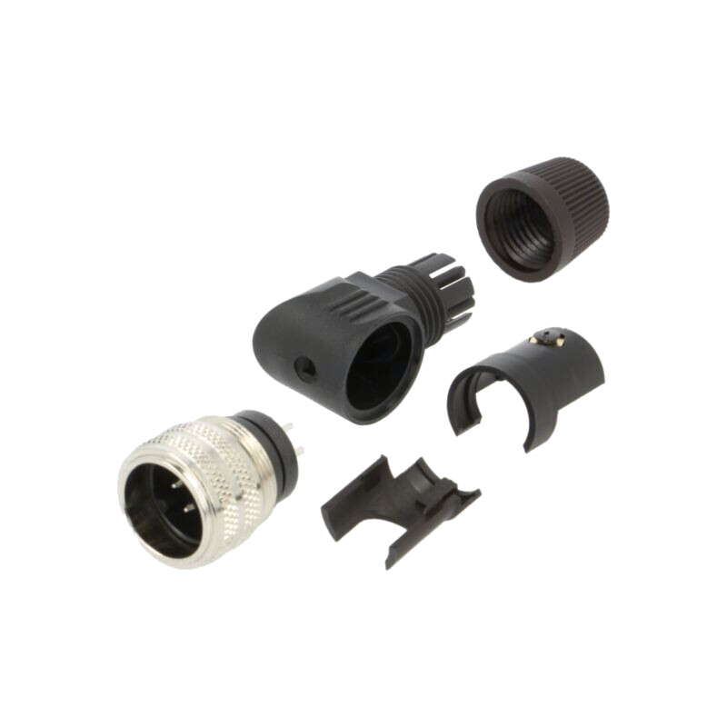 Conector: M16; mufă; tată; lipire; pe cablu; PIN: 7; 5A; 32V; IP40