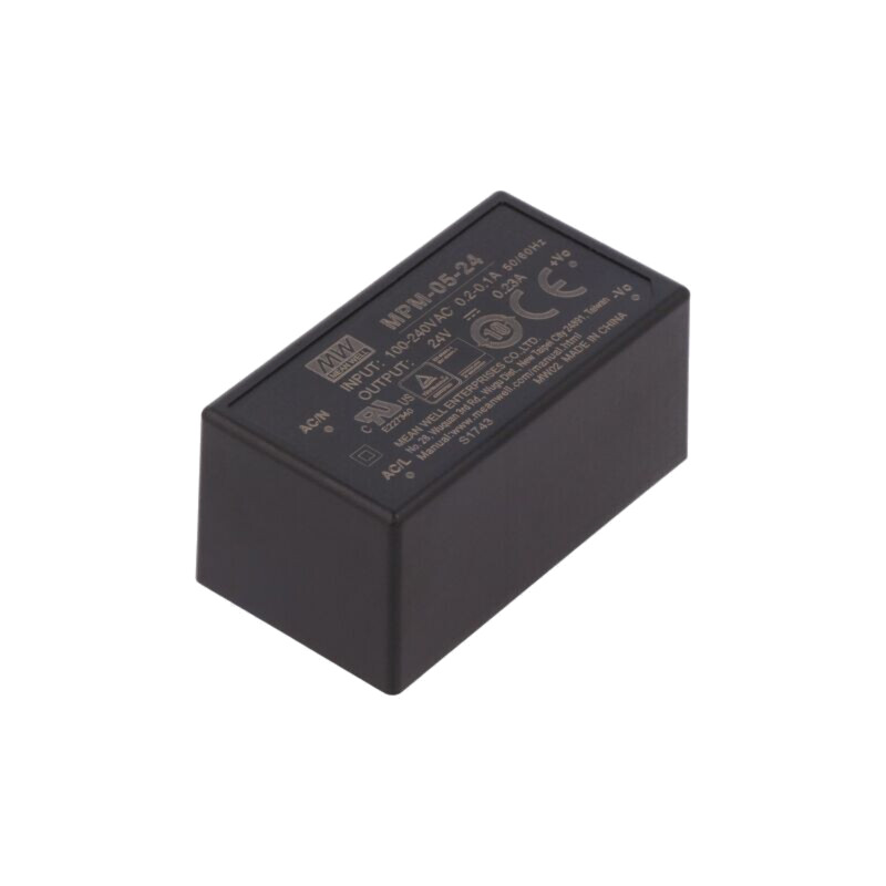 Convertor: AC/DC; 5,5W; Uintr: 80÷264VAC; 24VDC; Iieş: 230mA; OUT: 1 Convertor: AC/DC; 5,5W; Uintr: 80÷264VAC; 24VDC; Iieş: 230mA; OUT: 1
