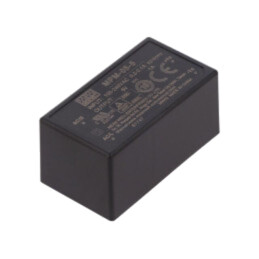 Convertor: AC/DC; 5W; Uintr: 80÷264VAC; 5VDC; Iieş: 1A; OUT: 1; 80%