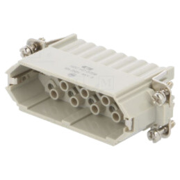 Conector: HDC; tată; HD; PIN: 25; 25+PE; dimensiune 5; fără contacte