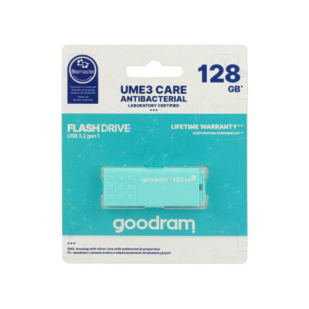 Pendrive; USB 3.2; 128GB; R: 60MB/s; W: 20MB/s; mentă; USB A