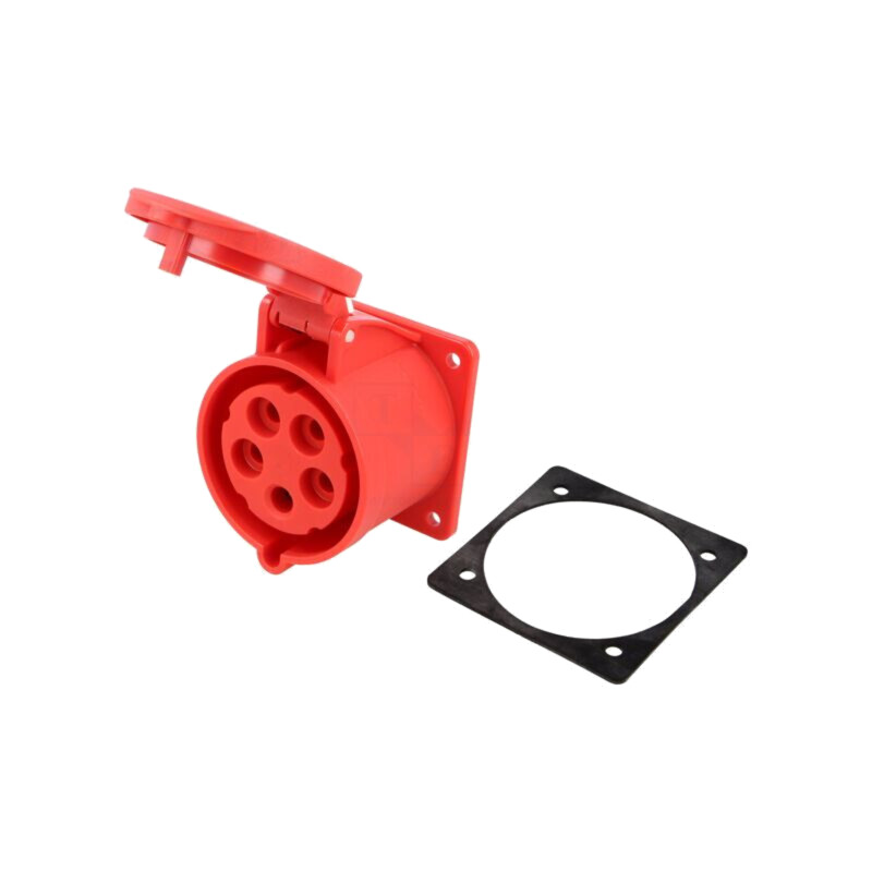 Conector: alimentare AC trifazate; soclu; mamă; 32A; 400VAC; IP44