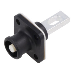 Conector: alimentare DC; SurLok Plus; tată; 5,7mm; PIN: 1; neagră