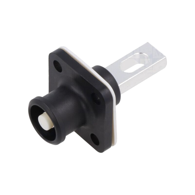 Conector: alimentare DC; SurLok Plus; tată; 5,7mm; PIN: 1; neagră