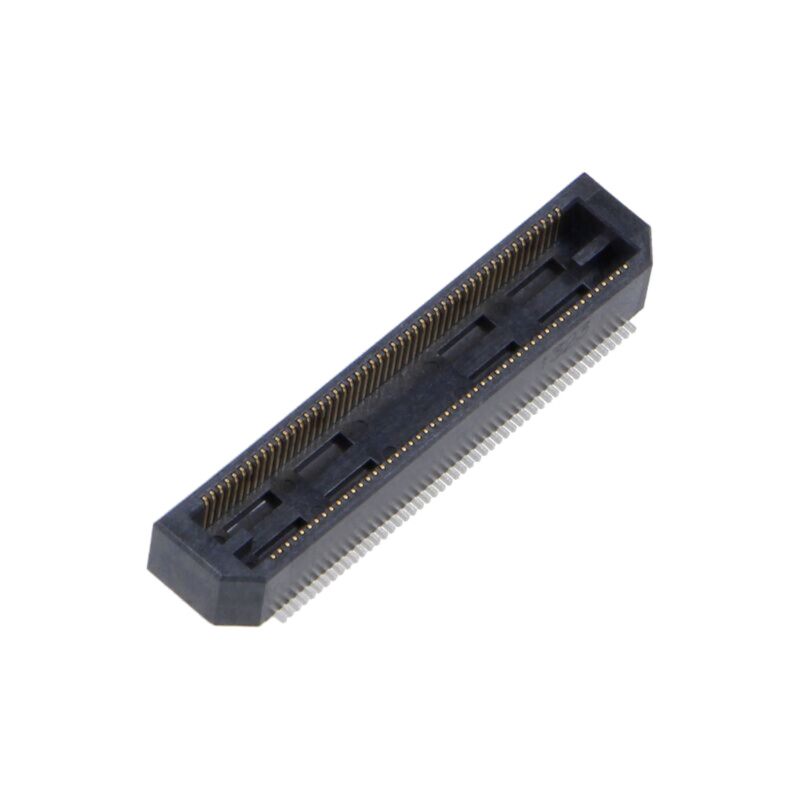 Conector: PCB-PCB; mamă; PIN: 100; 0,5mm; BTH; aurit; SMT; soclu; 2A Conector: PCB-PCB; mamă; PIN: 100; 0,5mm; BTH; aurit; SMT; soclu; 2A