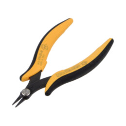 Cleşti; miniatură,suprafeţe de prindere netede,plaţi; 136mm