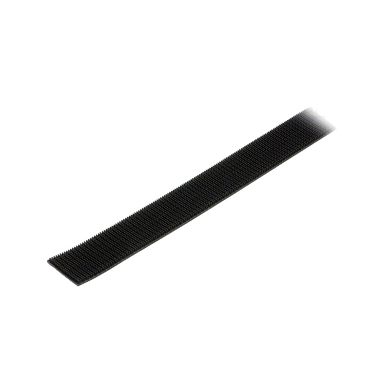 Bandă: arici; W: 25mm; L: 1m; Thk: 5,7mm; cauciuc; neagră