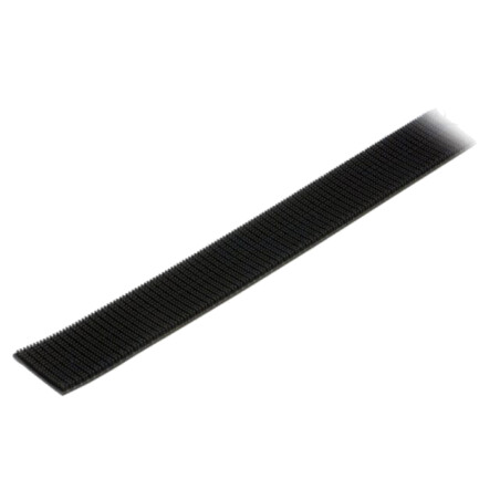 Bandă: arici; W: 25mm; L: 1m; Thk: 5,7mm; cauciuc; neagră