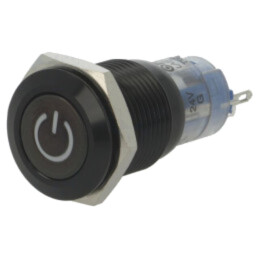 Comutator: anti-vandalism; Poz: 2; SPDT; 0,5A/220VAC; 1A/24VDC