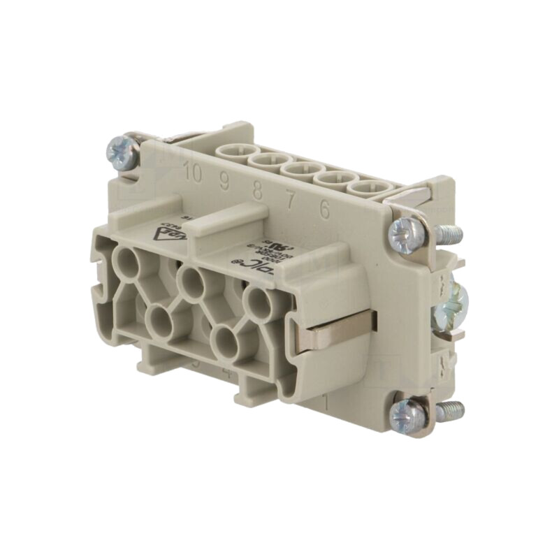 Conector: HDC; inserturi de contact; mamă; EPIC H-BE; PIN: 10; 16A