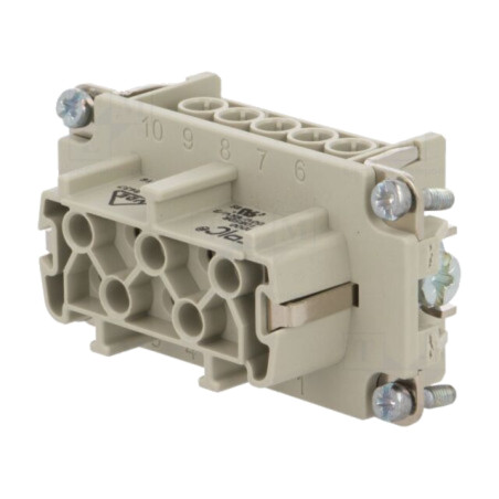 Conector: HDC; inserturi de contact; mamă; EPIC H-BE; PIN: 10; 16A