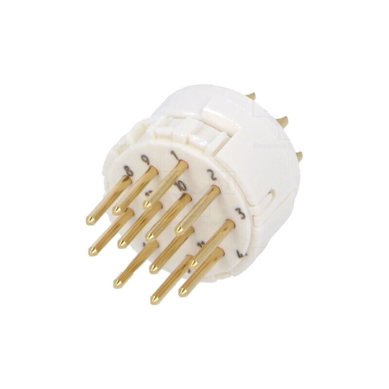 Conector: M23; inserturi de contact; PIN: 12; tată; lipire; 8A; 200V
