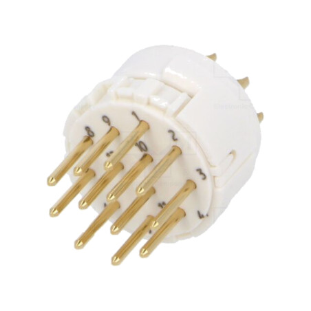 Conector: M23; inserturi de contact; PIN: 12; tată; lipire; 8A; 200V