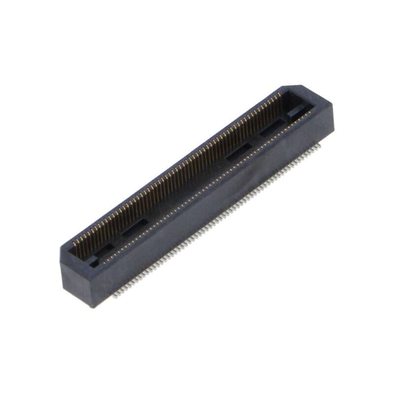 Conector: PCB-PCB; mamă; PIN: 100; 0,5mm; BTH; aurit; SMT; soclu; 2A Conector: PCB-PCB; mamă; PIN: 100; 0,5mm; BTH; aurit; SMT; soclu; 2A