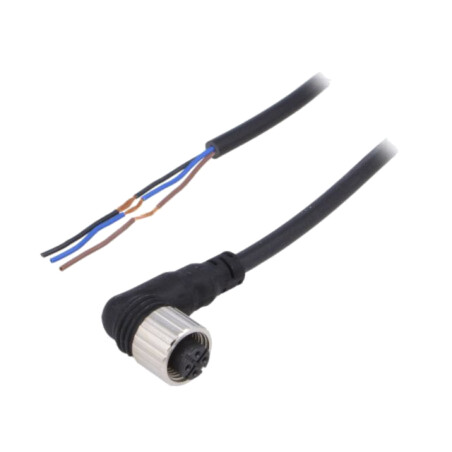 Cablu de conectare; M12; PIN: 3; în unghi; 5m; mufă; CL; mamă