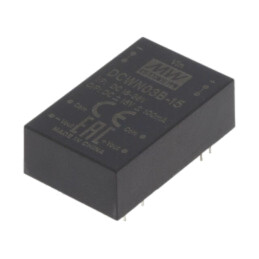 Convertor: DC/DC; 3W; Uintr: 18÷36VDC; Uieş: 15VDC; Uieş2: -15VDC