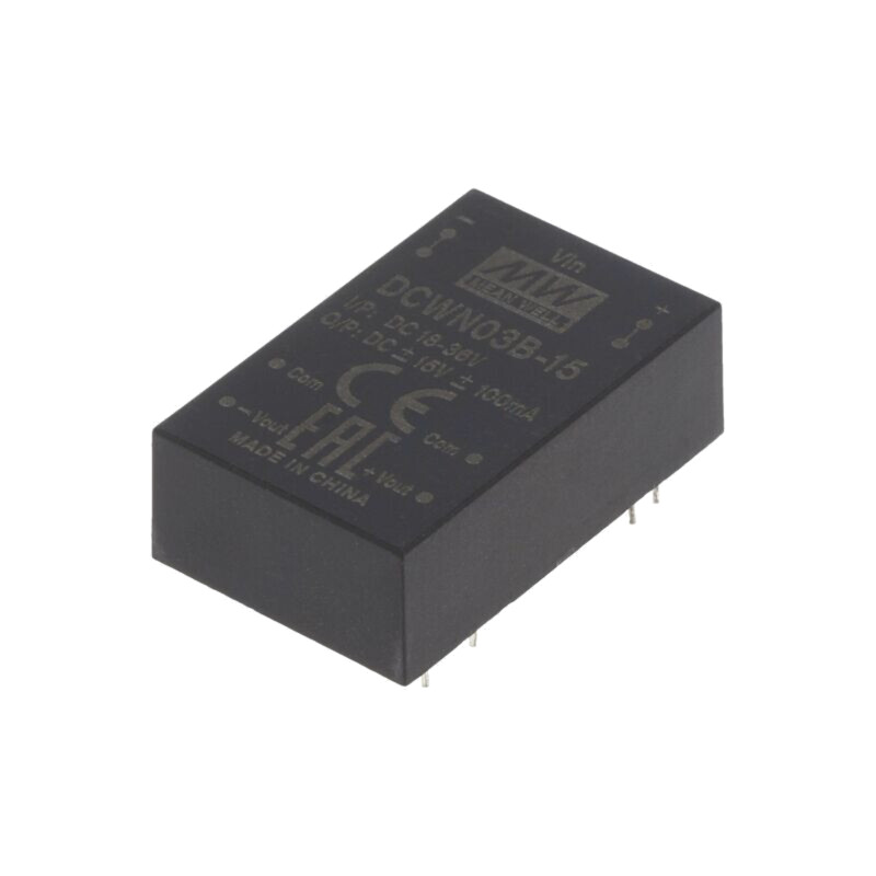 Convertor: DC/DC; 3W; Uintr: 18÷36VDC; Uieş: 15VDC; Uieş2: -15VDC
