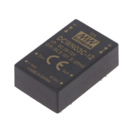 Convertor: DC/DC; 3W; Uintr: 36÷72VDC; Uieş: 12VDC; Uieş2: -12VDC