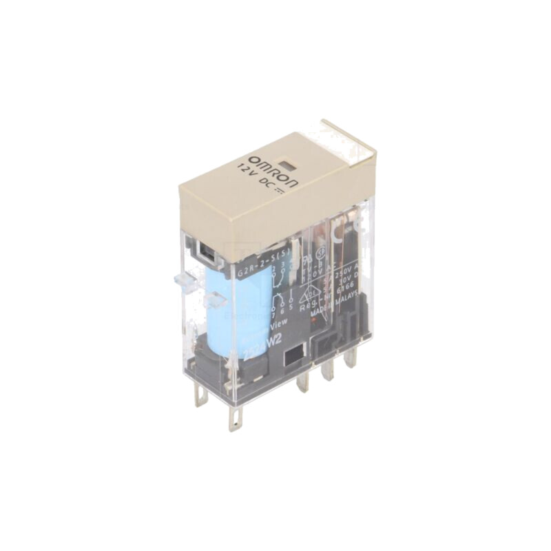 Releu: electromagnetic; DPDT; Ubobină: 12VDC; Icontacte max: 5A Releu: electromagnetic; DPDT; Ubobină: 12VDC; Icontacte max: 5A