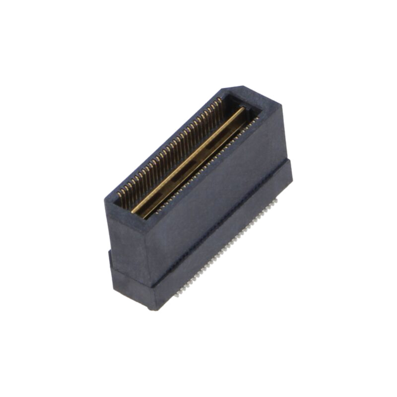 Conector: PCB-PCB; tată; PIN: 60; 0,5mm; QTH; aurit; SMT; soclu; 2A Conector: PCB-PCB; tată; PIN: 60; 0,5mm; QTH; aurit; SMT; soclu; 2A