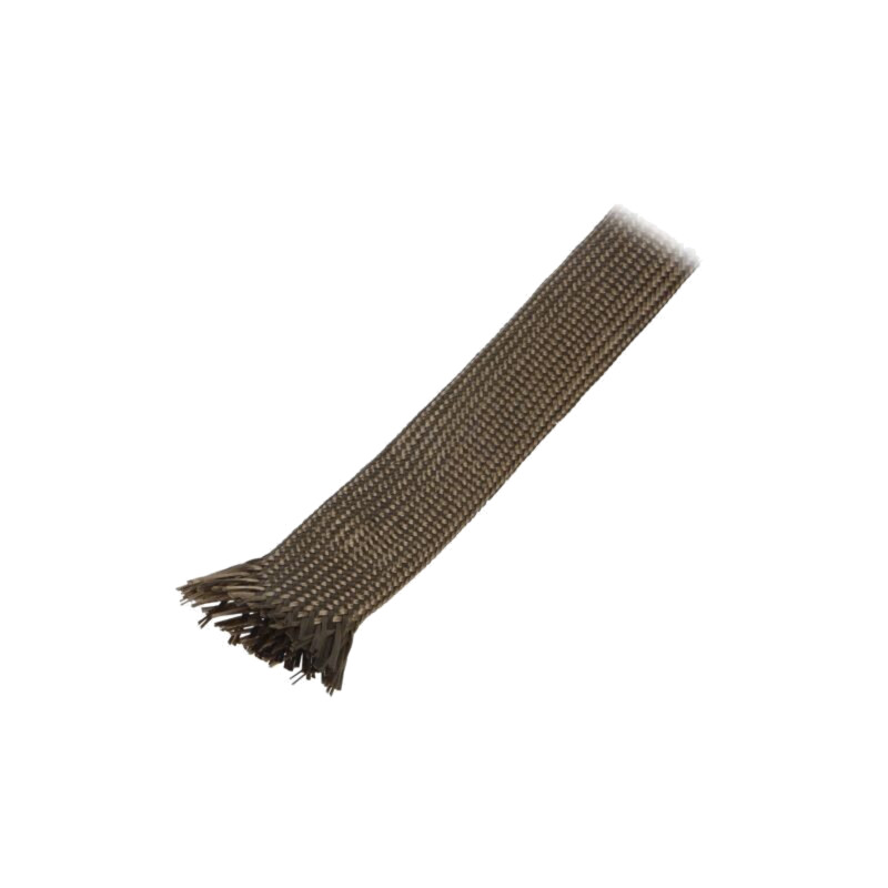 Manşon electroizolant; fibră de bazalt; kaki; -260÷560°C; L: 10m
