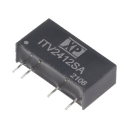Convertor: DC/DC; 1W; Uintr: 24VDC; Uieş: 12VDC; Iieş: 83,3mA; SIP