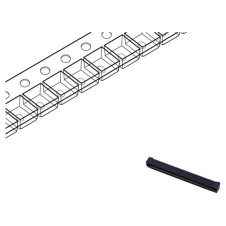 Conector: PCB-PCB; mamă; PIN: 120; 0,8mm; ERF8; aurit; SMT; soclu