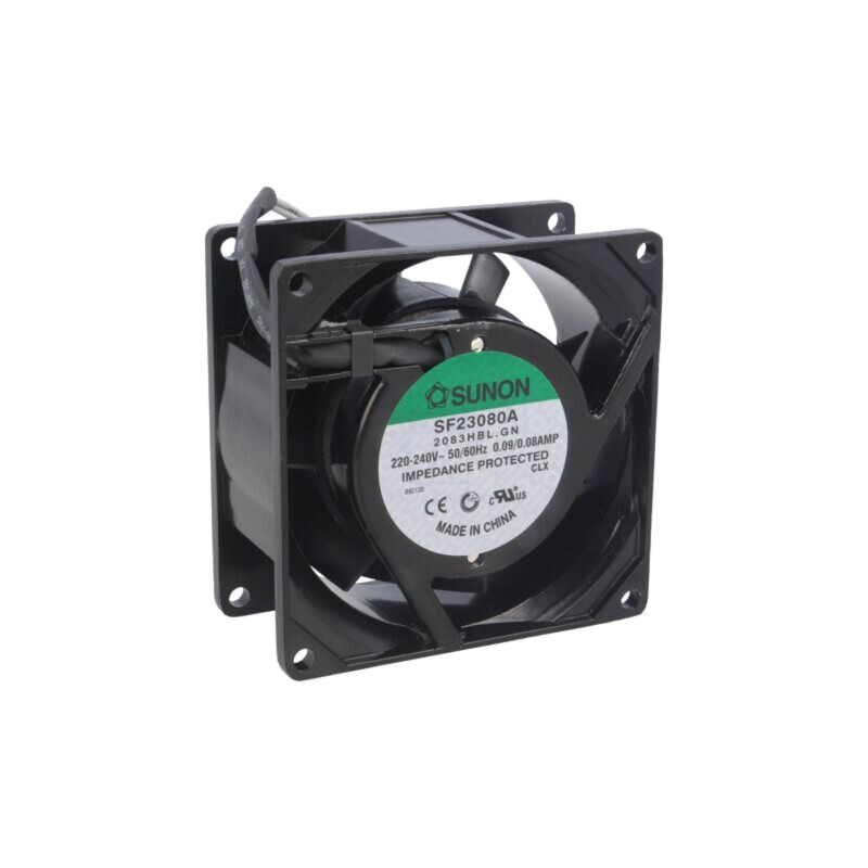 Ventilator: AC; axial; 230VAC; 80x80x38mm; 40,7m3/h(±7%); 32dBA
