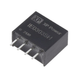 Convertor: DC/DC; 1W; Uintr: 3,3VDC; Uieş: 3,3VDC; Iieş: 300mA; SIP