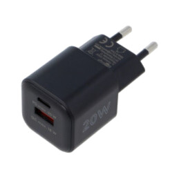 Alimentator: pulsatoriu; alimentare,plug-in; 5÷12VDC; 20W; Apple