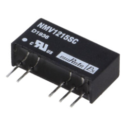 Convertor: DC/DC; 1W; Uintr: 10,8÷13,2VDC; Uieş: 15VDC; Iieş: 33mA