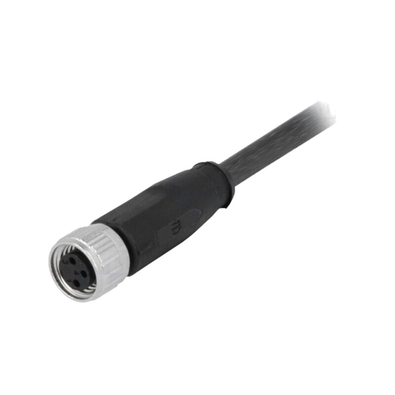 Conector: M8; mamă; PIN: 3; drept; cu cablu; mufă; 1m