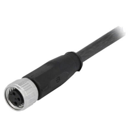 Conector: M8; mamă; PIN: 3; drept; cu cablu; mufă; 1m