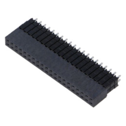 Conector: şiruri pini; tată; PIN: 40; 2,54mm; aurit; THT; soclu