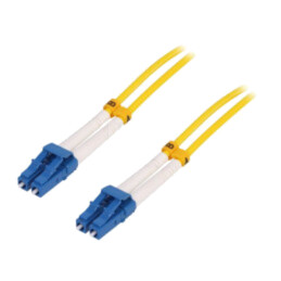 Patch cord cu fibră; OS2; LC/UPC,din ambele părţi; 10m; LSZH