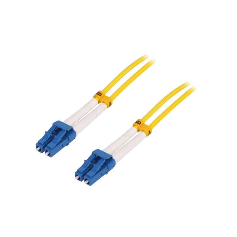 Patch cord cu fibră; OS2; LC/UPC,din ambele părţi; 10m; LSZH