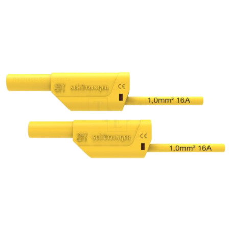 Cablu de măsurare; 16A; mufă banană 4 mm,din ambele părţi