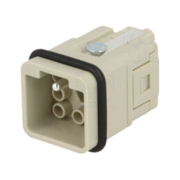Conector: HDC; inserturi de contact; tată; Han Q; PIN: 8; 7+PE; 10A
