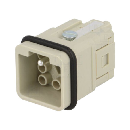 Conector: HDC; inserturi de contact; tată; Han Q; PIN: 8; 7+PE; 10A