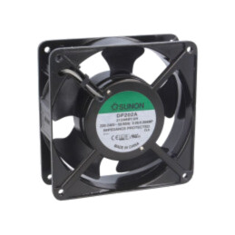 Ventilator: AC; axial; 230VAC; 120x120x38mm; 133m3/h(±10%); 34dBA