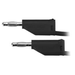 Cablu de măsurare; 70VDC; 33VAC; 32A; cu soclu axial, 4mm; neagră