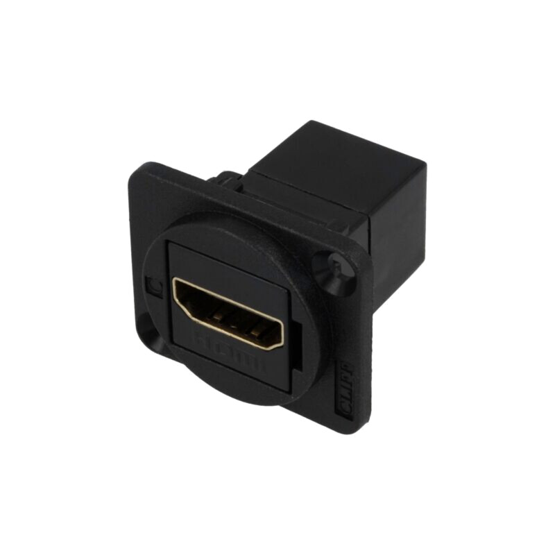 Adaptor; HDMI soclu,din ambele părţi; ecranat; standard XLR