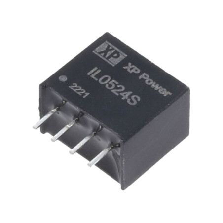 Convertor: DC/DC; 2W; Uintr: 5VDC; Uieş: 24VDC; Iieş: 84mA; SIP; THT