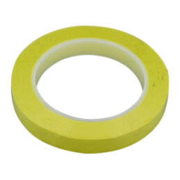 Bandă: electroizolantă; W: 15mm; L: 66m; Thk: 0,063mm; galbenă; acril