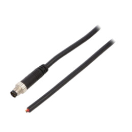 Conector: M8; 1m; tată; PIN: 6; drept; cu manşon,cu cabluri; mufă
