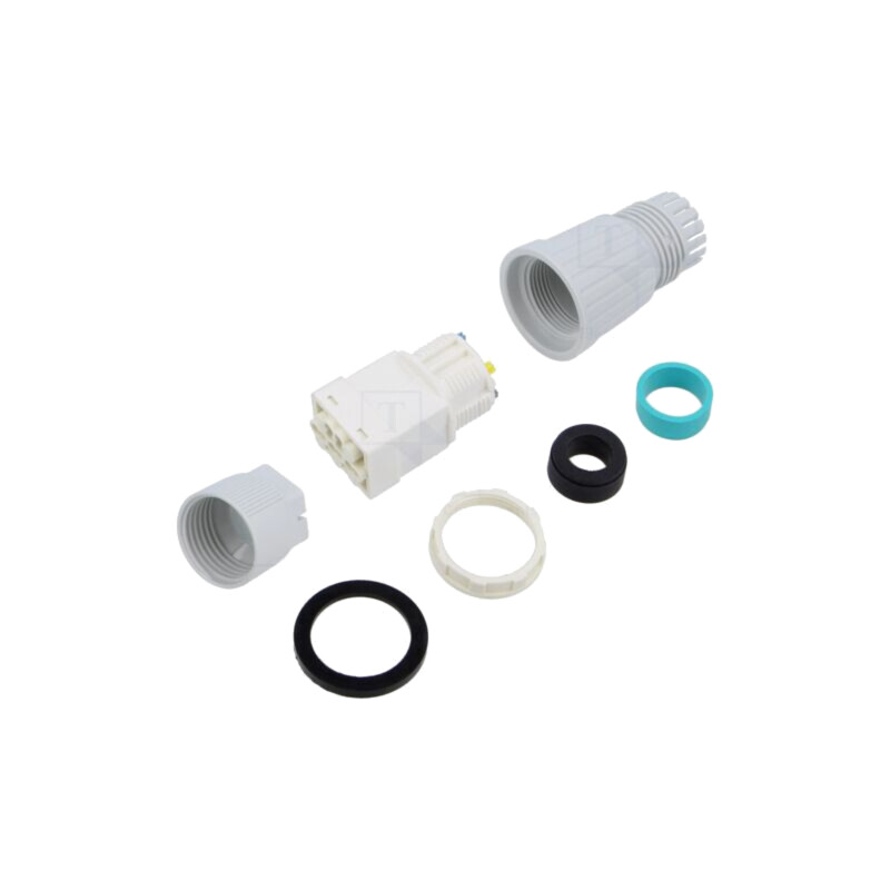 Conector: alimentare AC; terminal cu şurub; tată + mamă; TH394