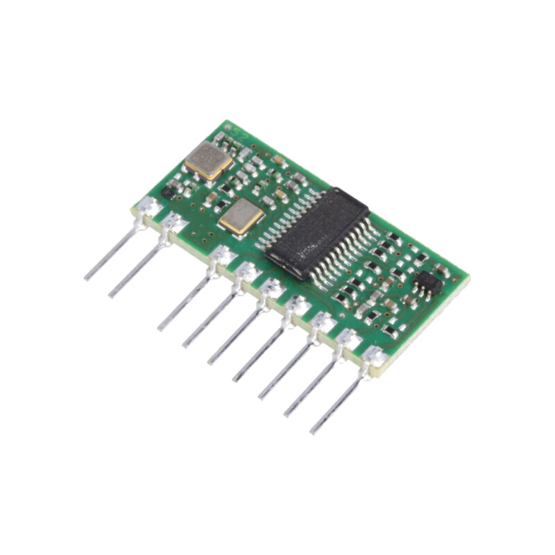 Modul: RF; emiţător-receptor AM; ASK; 433,92MHz; serial; -113dBm