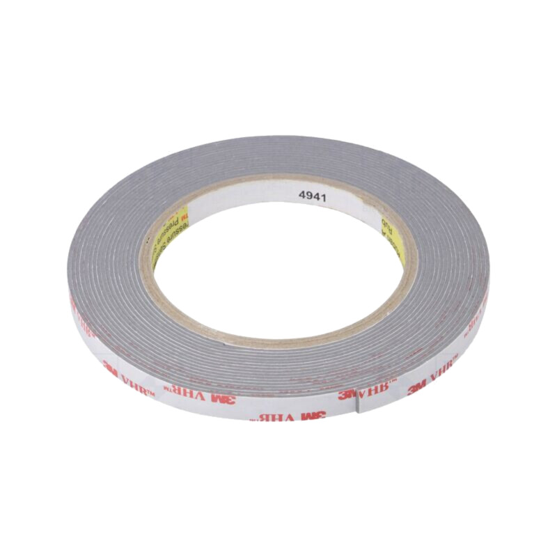 Bandă: de fixare; W: 9mm; L: 5m; Thk: 1,1mm; acril; gri Bandă: de fixare; W: 9mm; L: 5m; Thk: 1,1mm; acril; gri