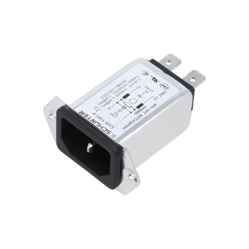 Conector: alimentare AC; soclu; tată; 15A; 250VAC; IEC 60320; 5120 Conector: alimentare AC; soclu; tată; 15A; 250VAC; IEC 60320; 5120