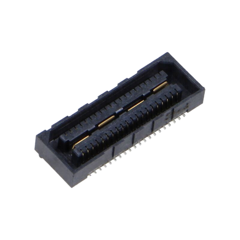 Conector: PCB-PCB; mamă; PIN: 40; 0,8mm; QSE; aurit; SMT; soclu; 2A Conector: PCB-PCB; mamă; PIN: 40; 0,8mm; QSE; aurit; SMT; soclu; 2A